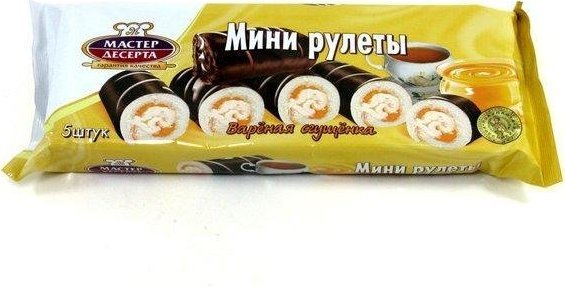 Мини-рулеты мастер десерта клубника глазированный 175г